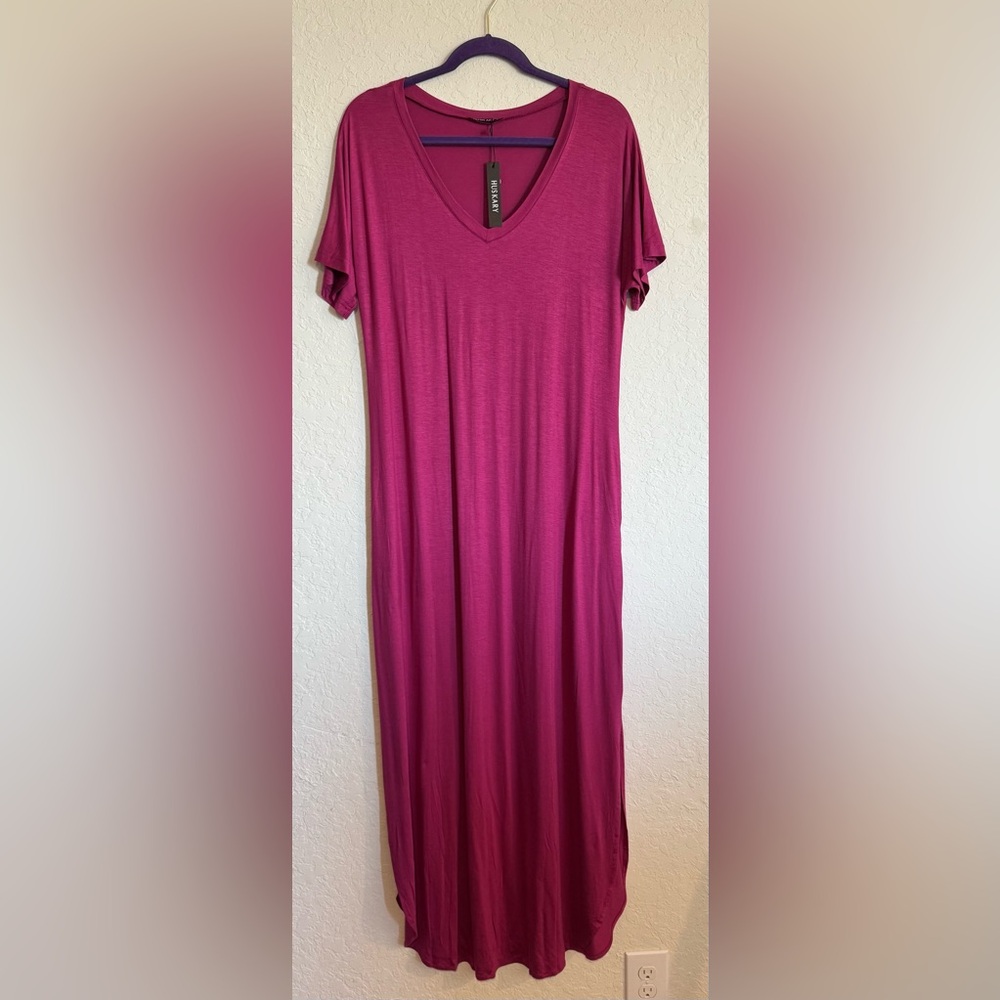 L - Pink maxi Dress